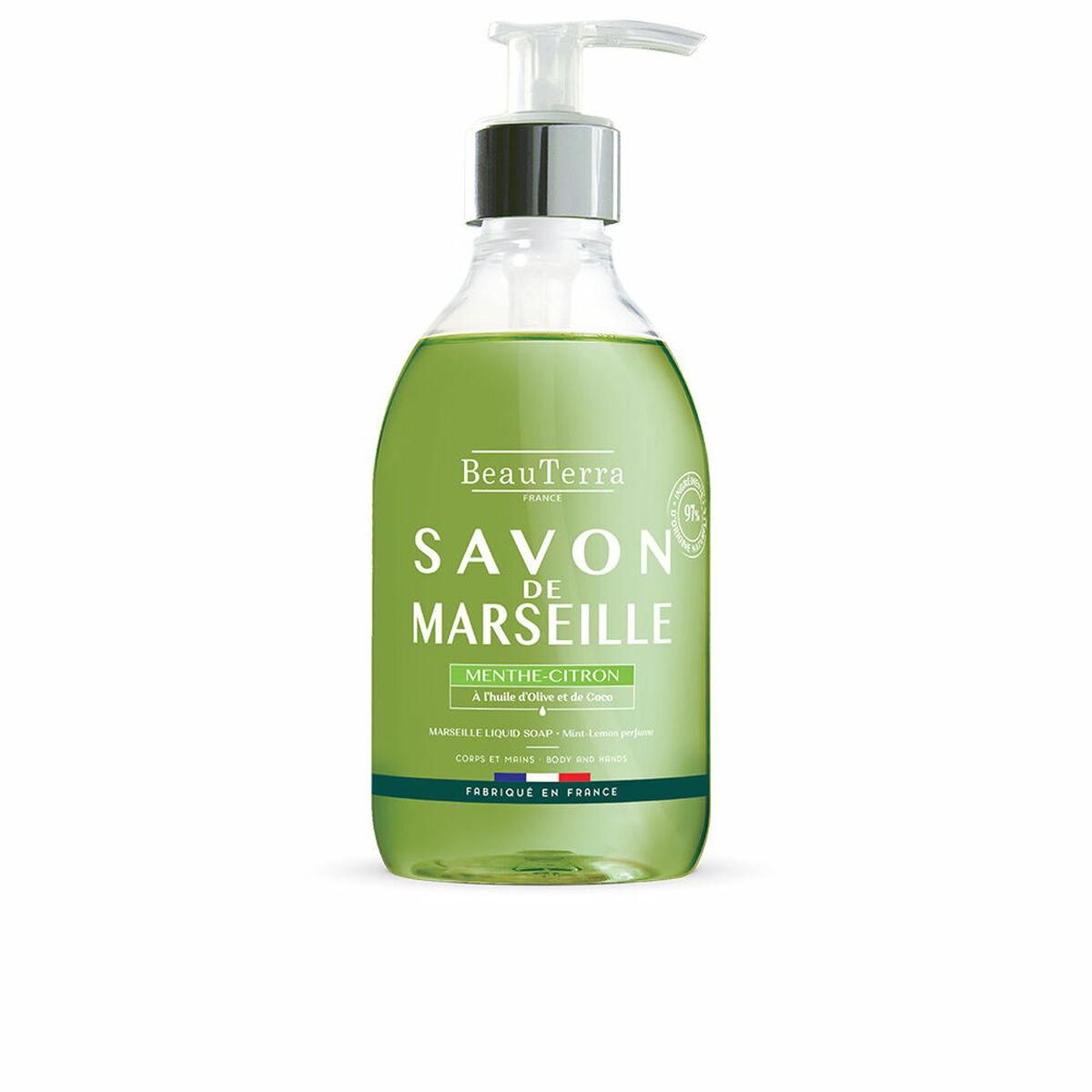 Flydende sæbe Beauterra Marseille Hænder Universal Citron Mint 300 ml