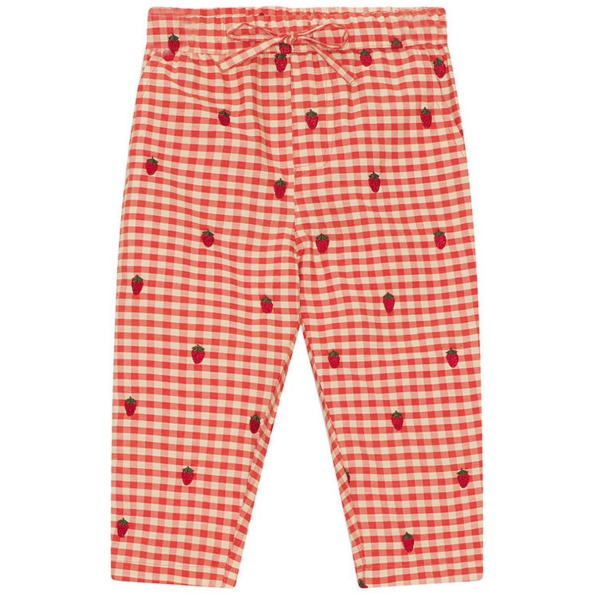 Flöss Bukser - Molly - Berry Gingham