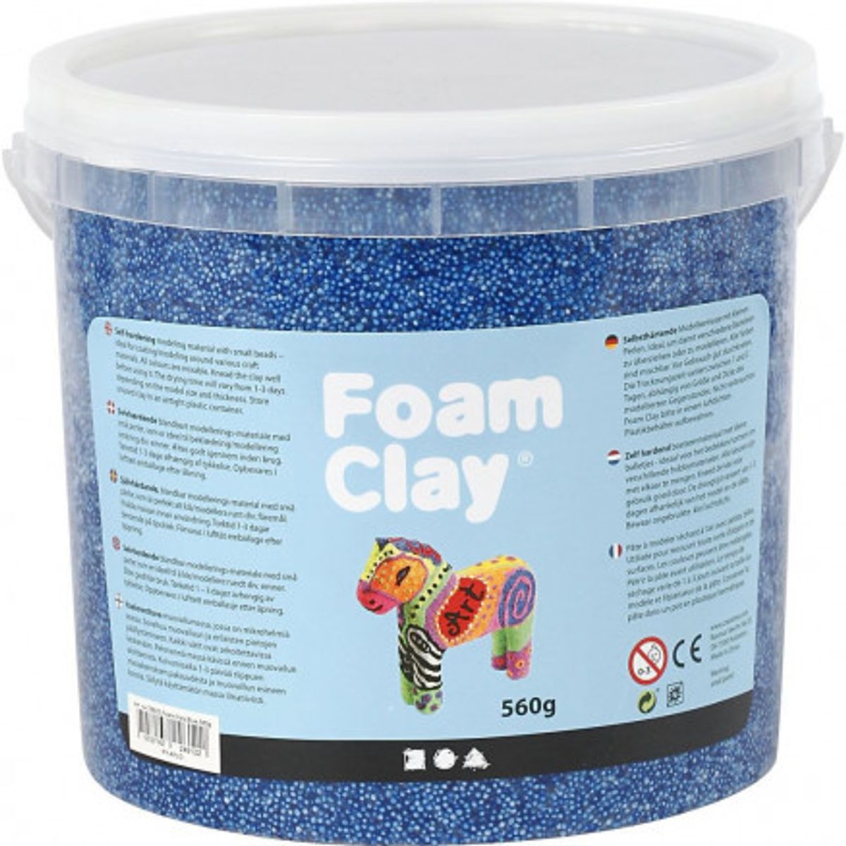 Foam Clay ®, blå, 560 g/ 1 spand