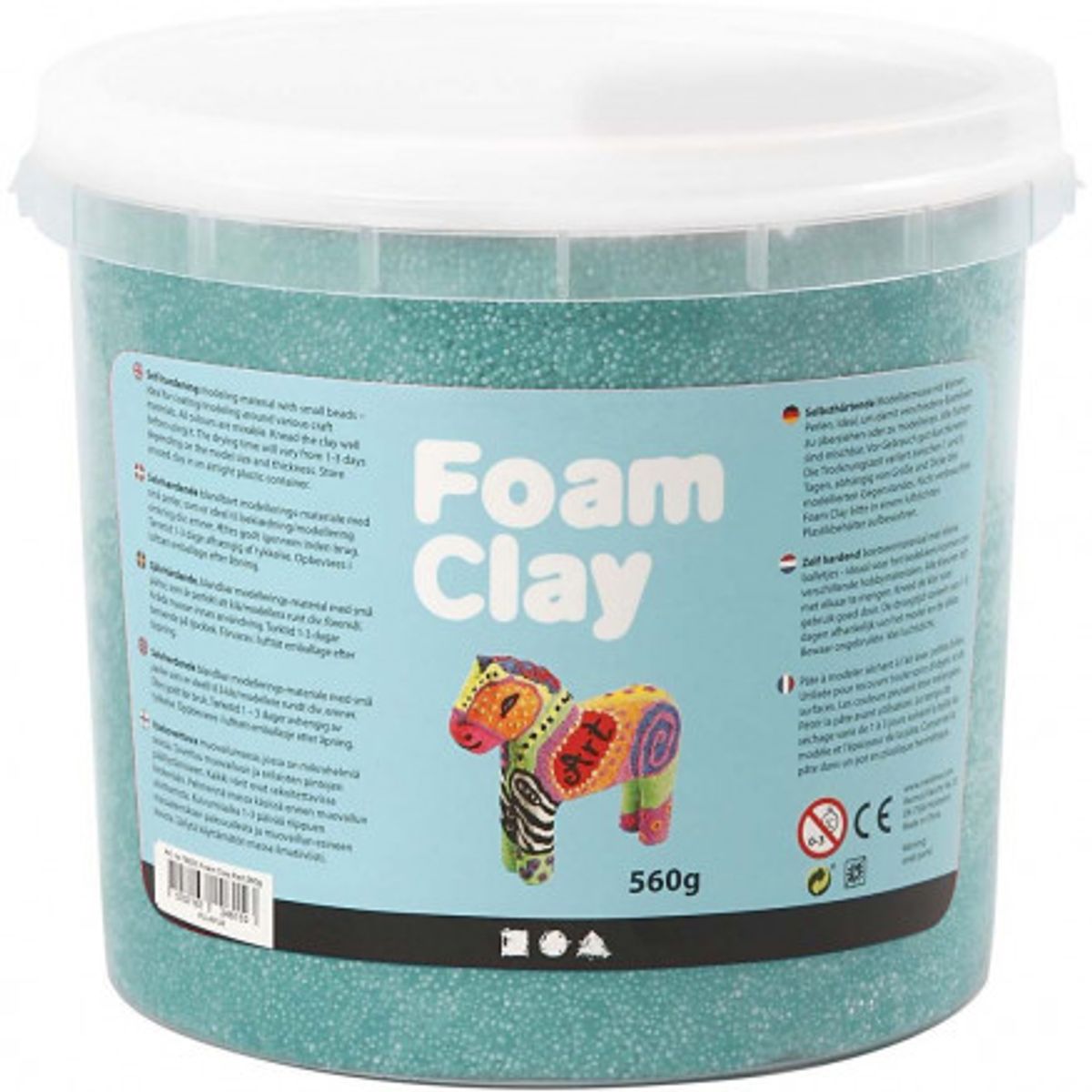 Foam Clay ®, mørk grøn, 560 g/ 1 spand