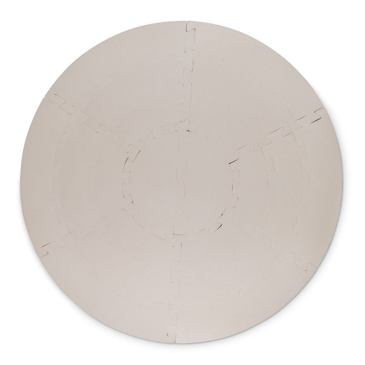 Foam play mat circle - Light grey