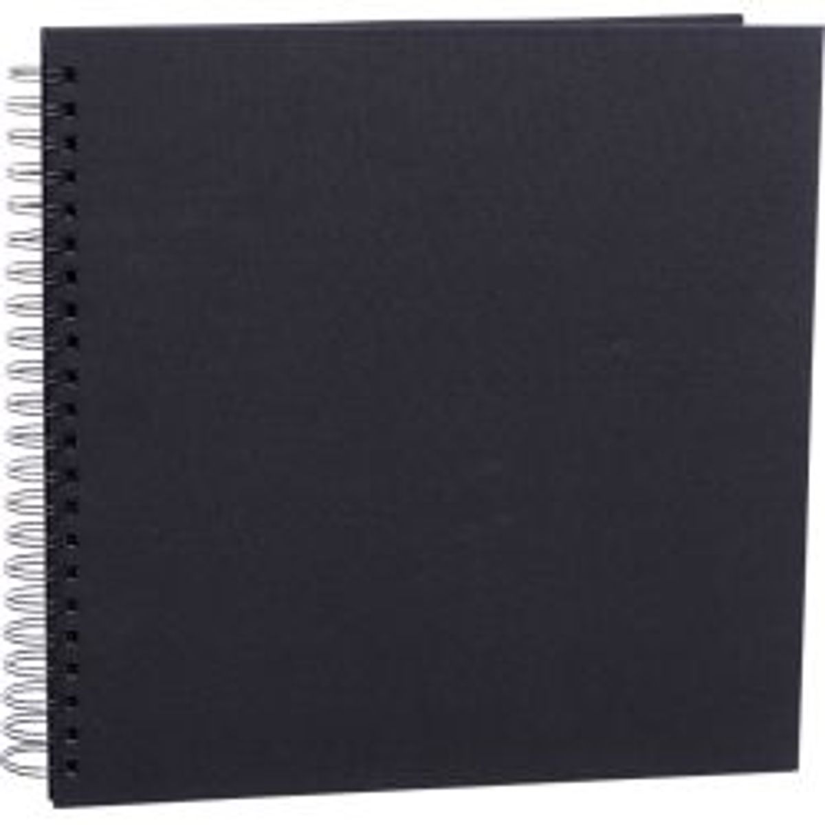 Focus Base Line Canvas Wire-O 30x30 Black w. Black Sheets - Fotoalbum