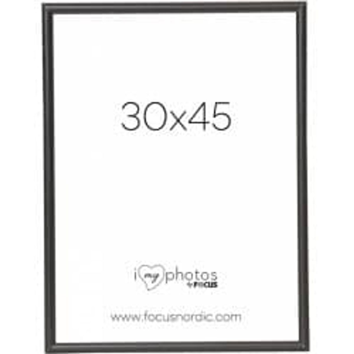 Focus Can-Can Aluminium Black 30x45 - Ramme