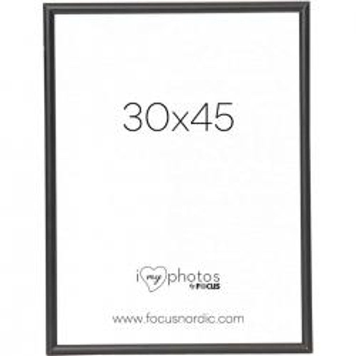 Focus Can-Can Aluminium Black 30x45 - Ramme