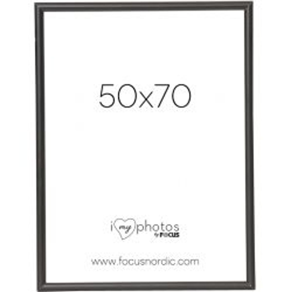 Focus Can-Can Aluminium Black 50x70 - Ramme