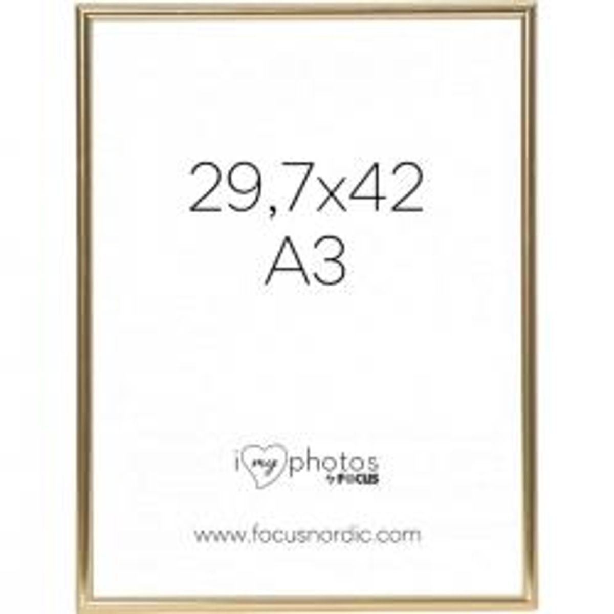 Focus Can-Can Shiny Gold 29,7x42 - Ramme