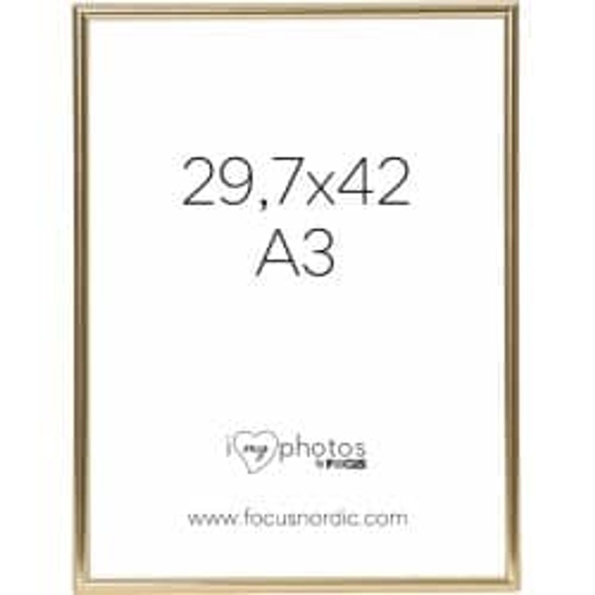 Focus Can-Can Shiny Gold 29,7x42 - Ramme