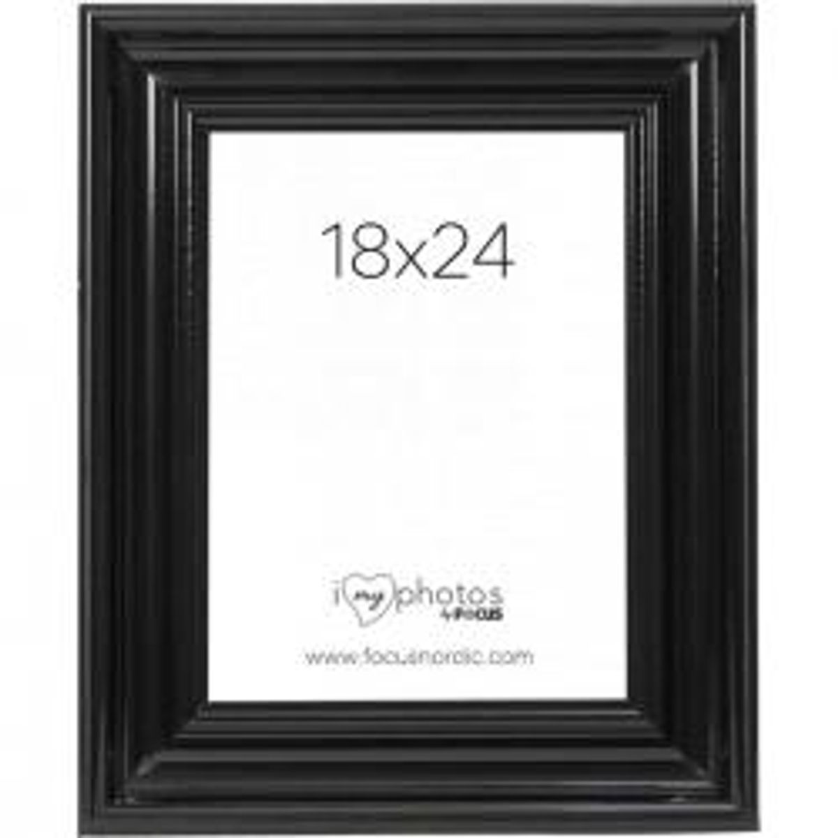 Focus Charleston Black 18x24 - Ramme