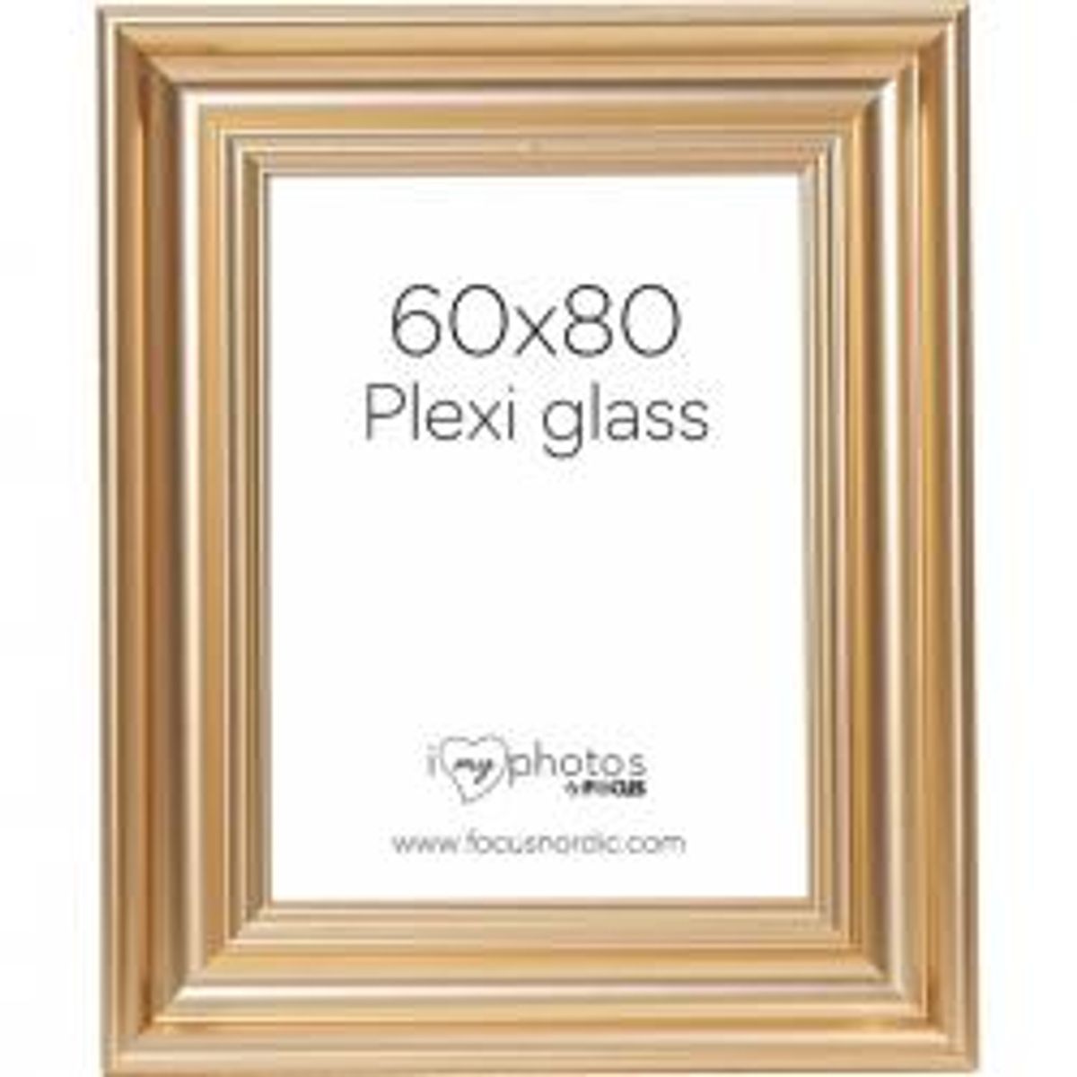 Focus Charleston Gold 60x80 Plexi - Ramme