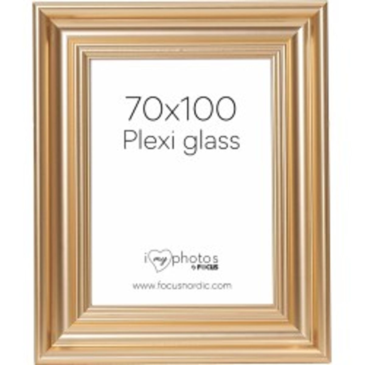 Focus Charleston Gold 70x100 Plexi - Ramme