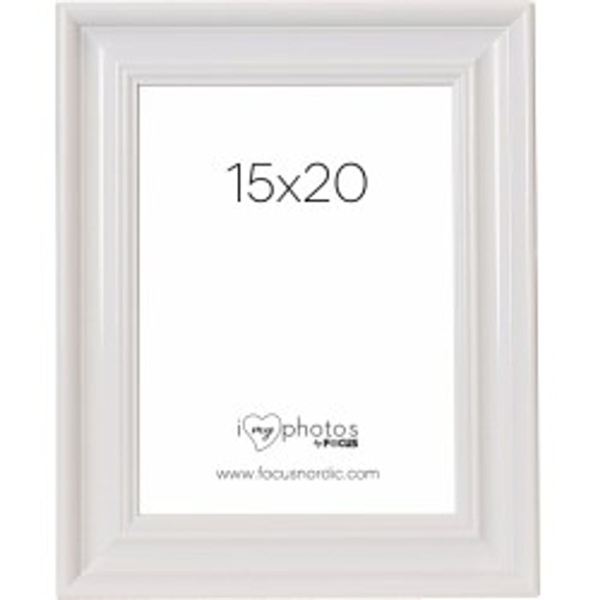 Focus Charleston White 15x20 - Ramme