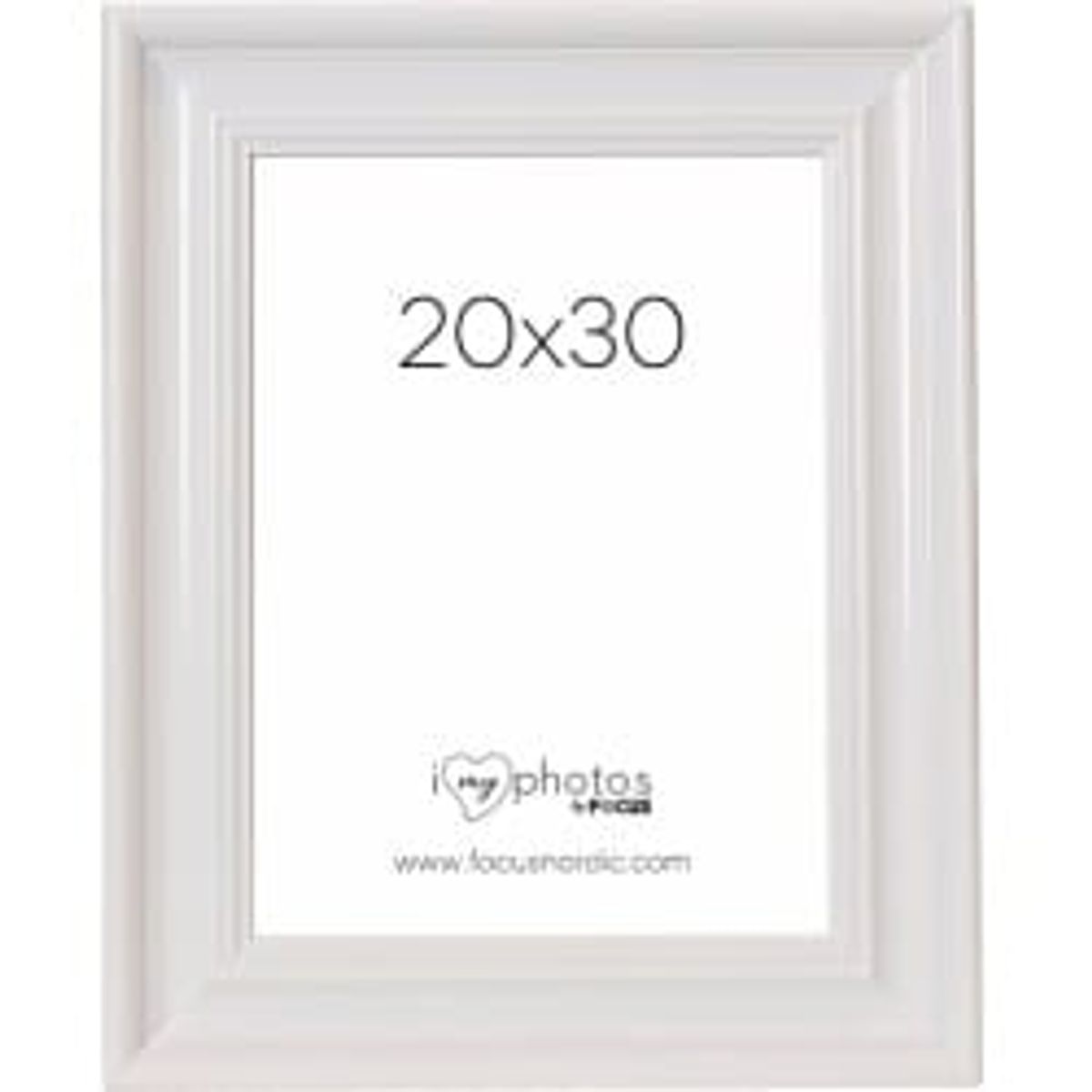 Focus Charleston White 20x30 - Ramme