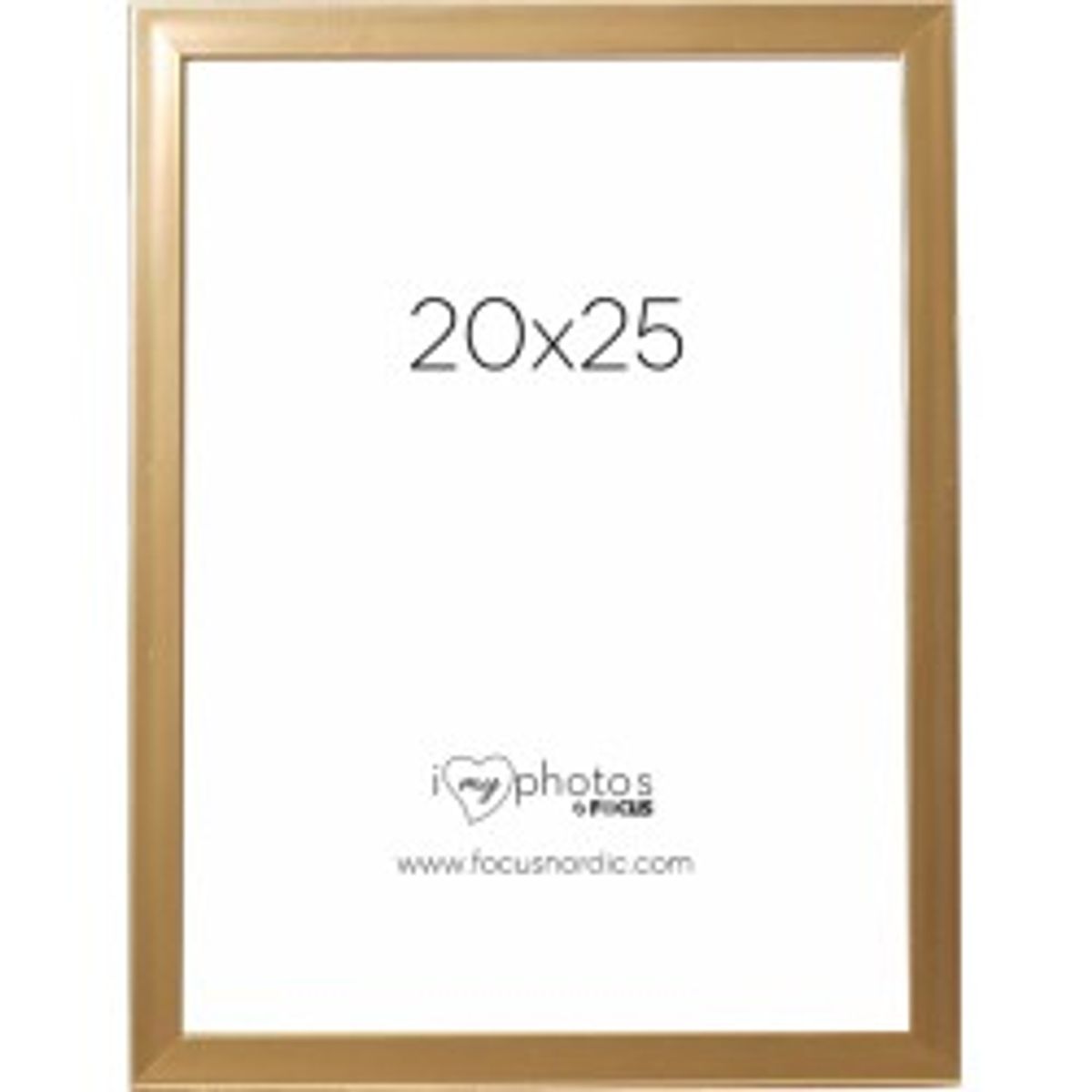 Focus Pop Gold 20x25 - Ramme