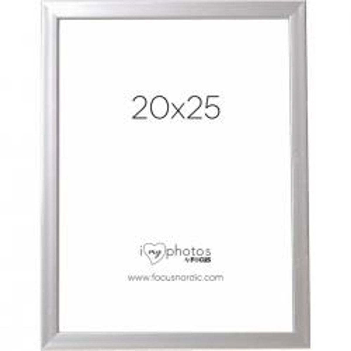 Focus Pop Silver 20x25 - Ramme