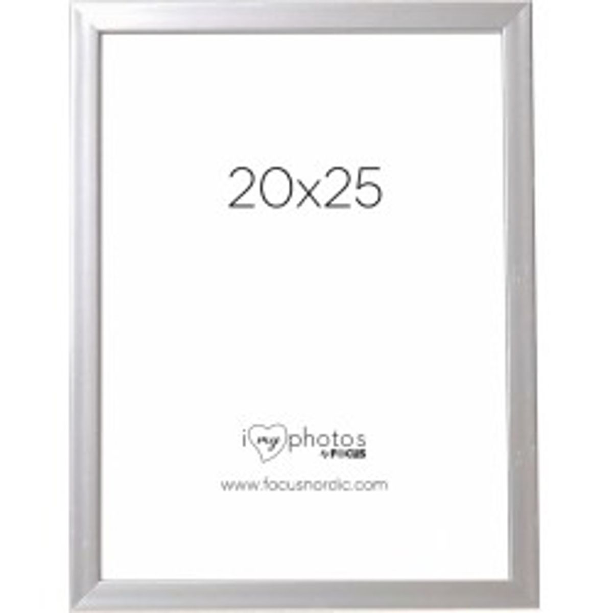 Focus Pop Silver 20x25 - Ramme