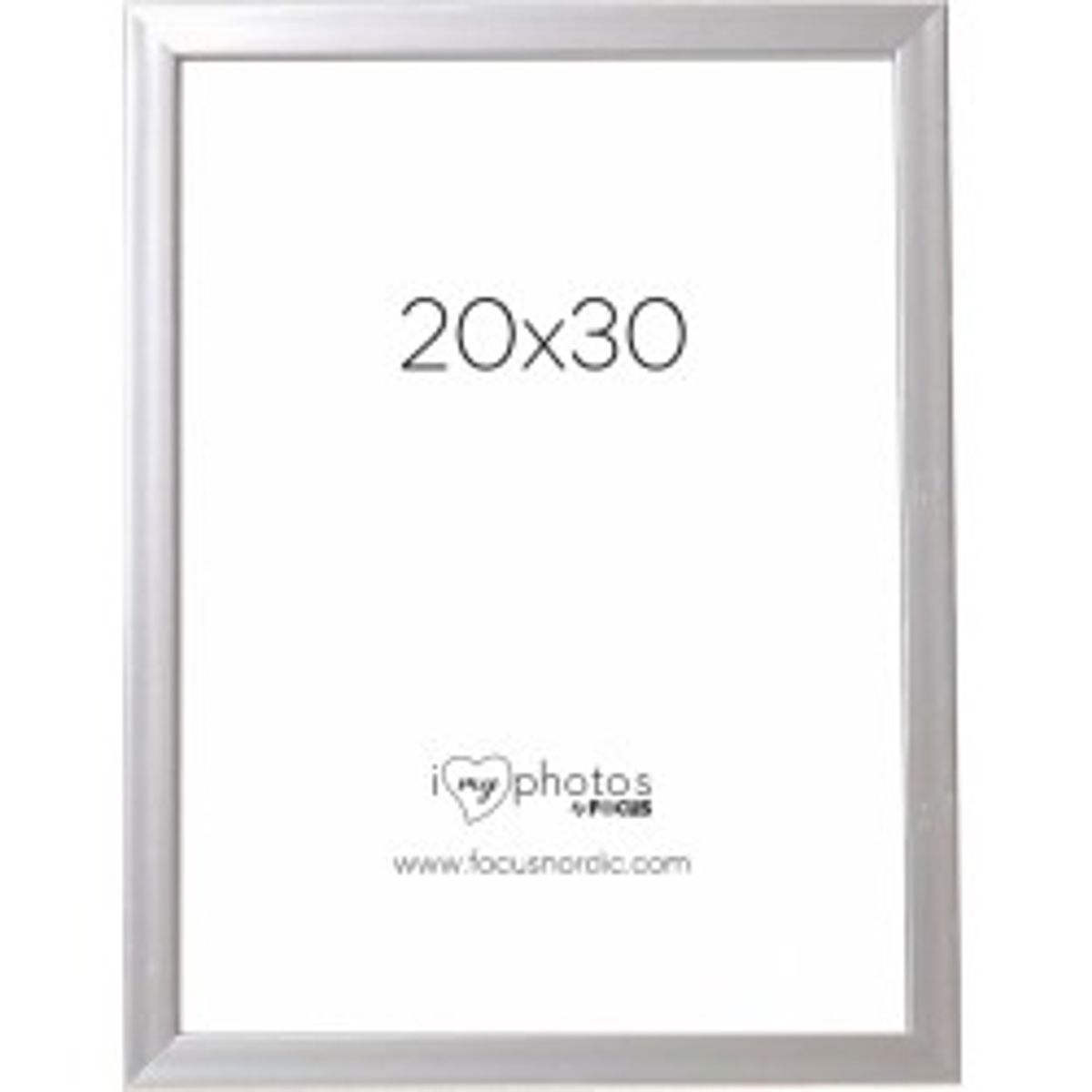 Focus Pop Silver 20x30 - Ramme