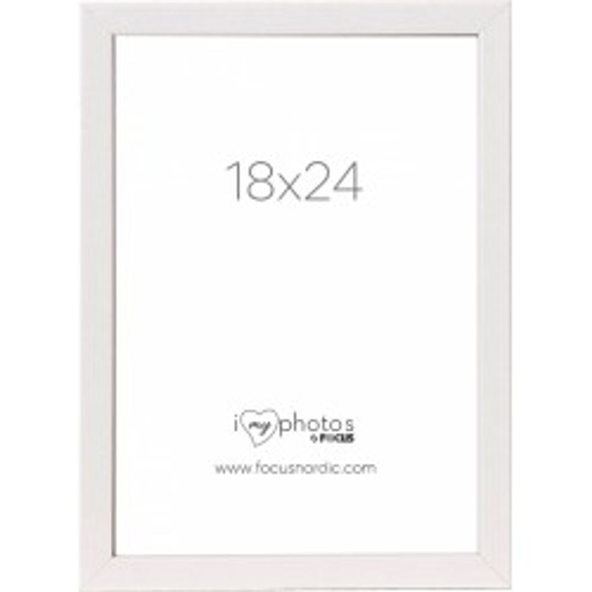 Focus Pop White 18x24 - Ramme