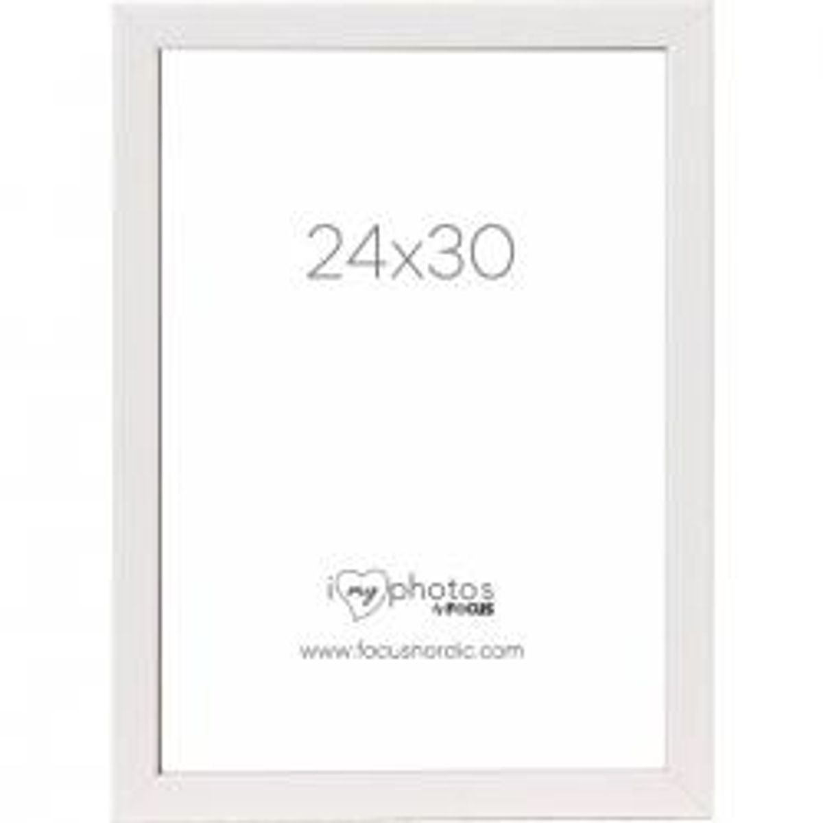 Focus Pop White 24x30 - Ramme