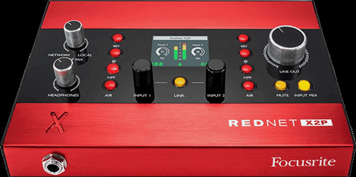 Focusrite RedNet X2P Lydkort