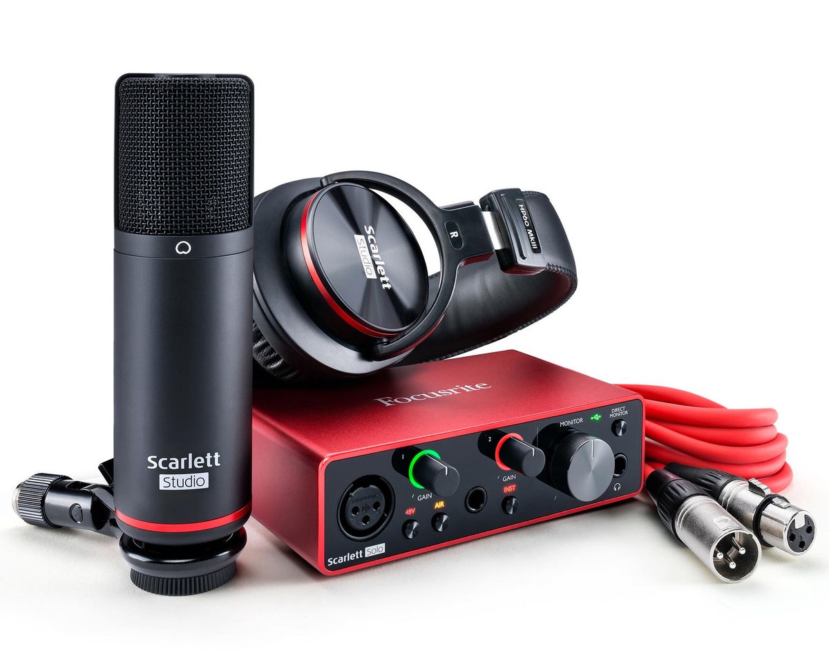 Focusrite Scarlett Solo Studio 3rd Gen Lydkort Bundle