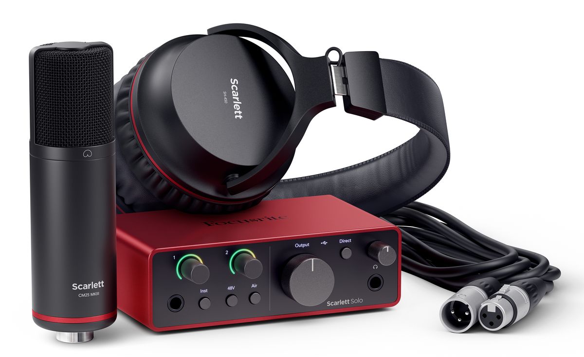 Focusrite Scarlett Solo Studio 4th Gen Lydkort Pakke