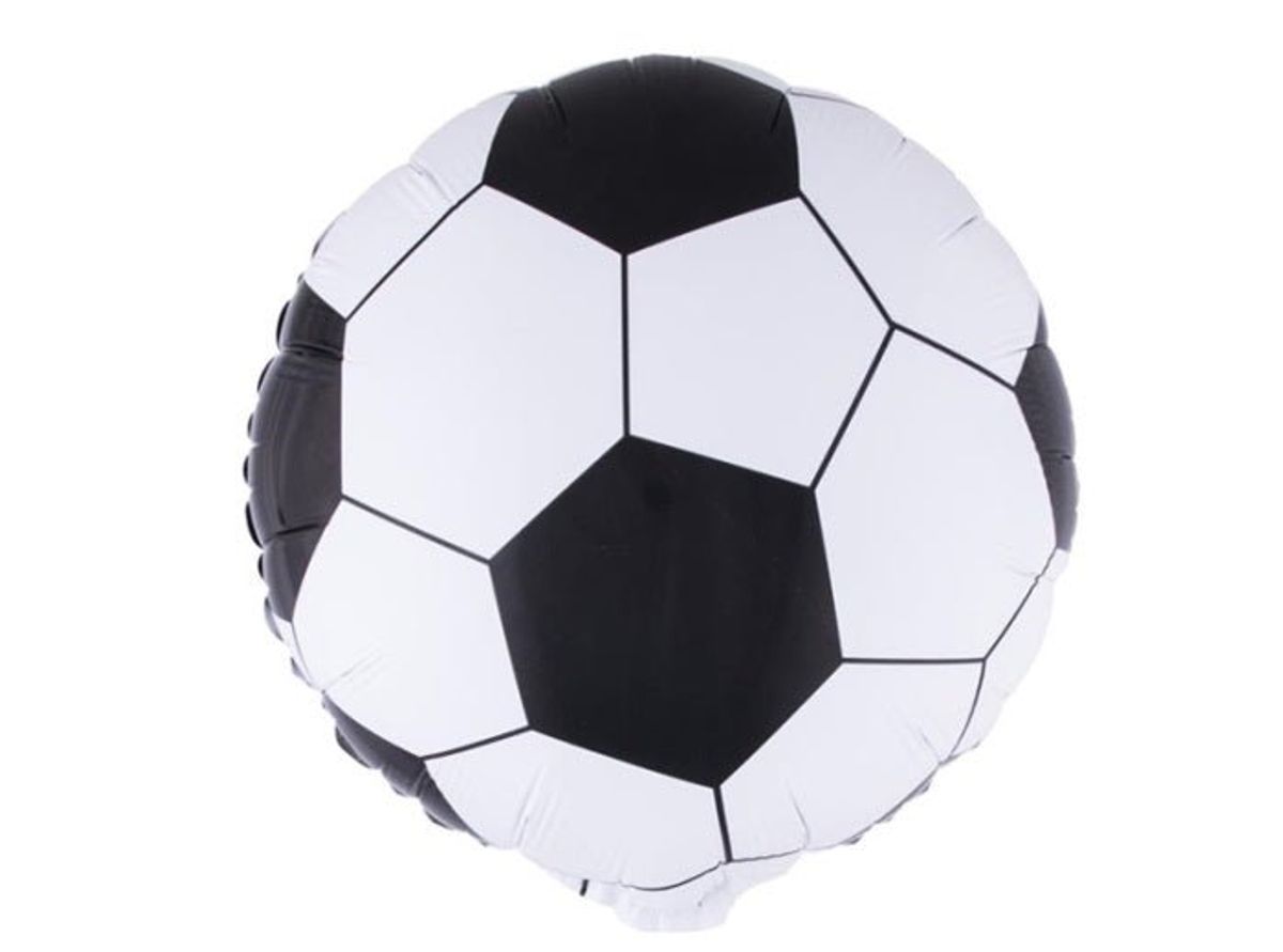 Fodbold folieballon- 46 cm.