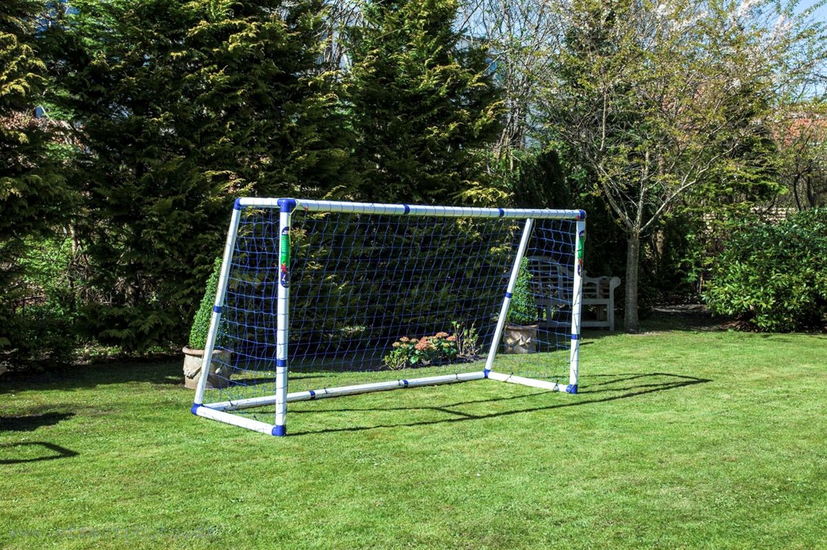 Fodboldmål TARGET SPORT PRO 4 - FRI FRAGT - 300 cm x 150 cm m/net - STÆRKT OG VEJRBESTANDIGT!