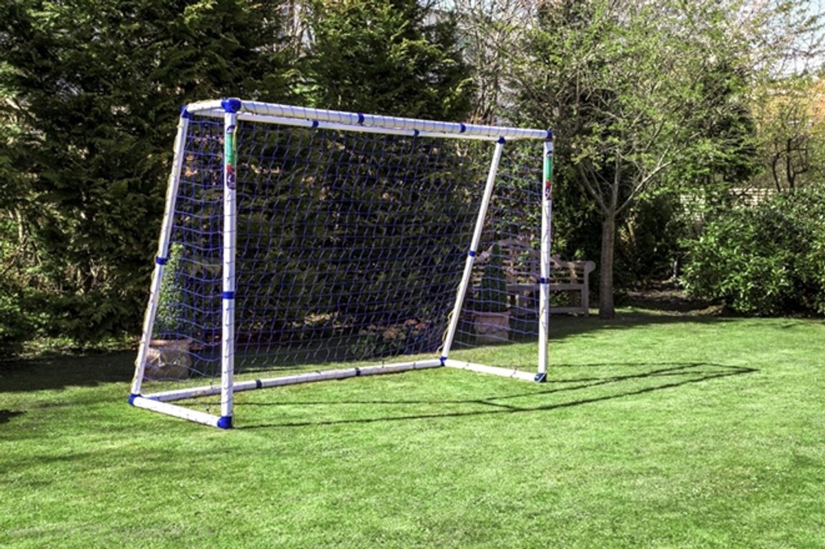 Fodboldmål TARGET SPORT PRO 6 - FRI FRAGT - 300 cm x 200 cm m/net - STÆRKT OG VEJRBESTANDIGT!