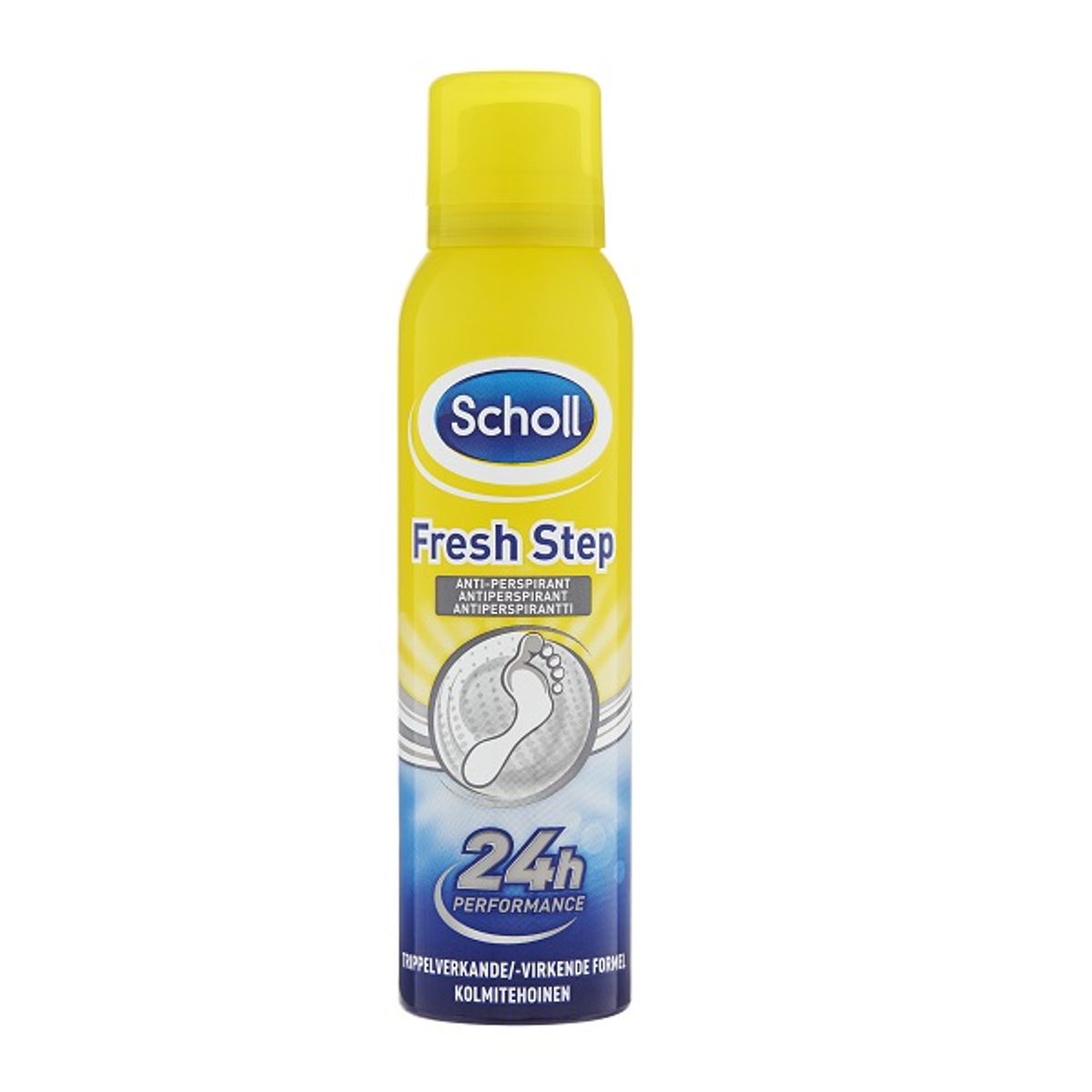 Fodspray antiperspirant fra Scholl - 24 timers beskyttelse