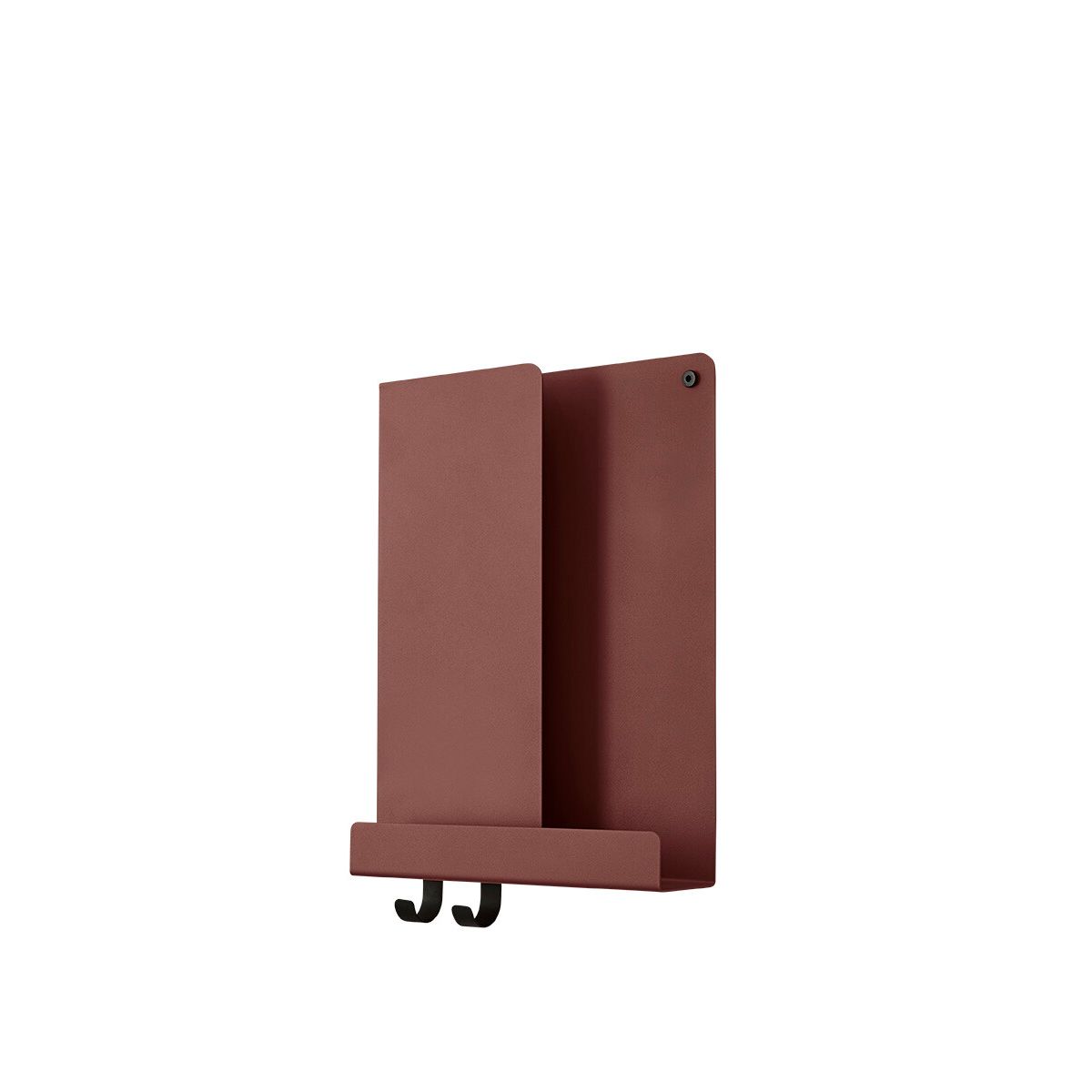 Folded Shelves, 29,5 x 40 cm fra Muuto (Deep red)