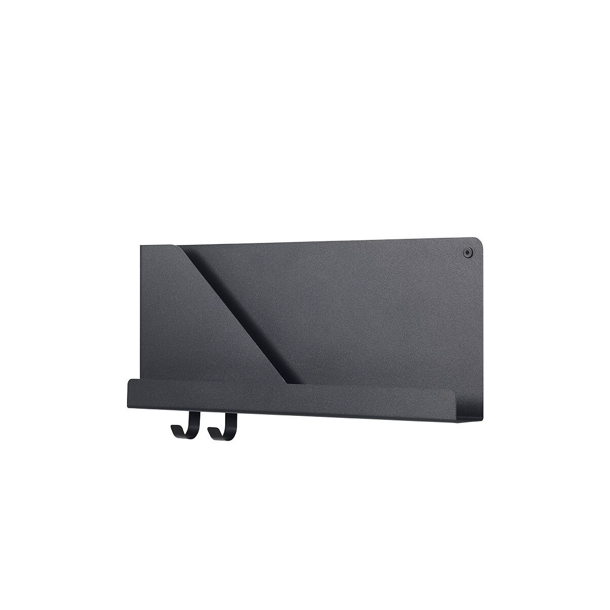 Folded Shelves, 51 x 22 cm fra Muuto (Black)