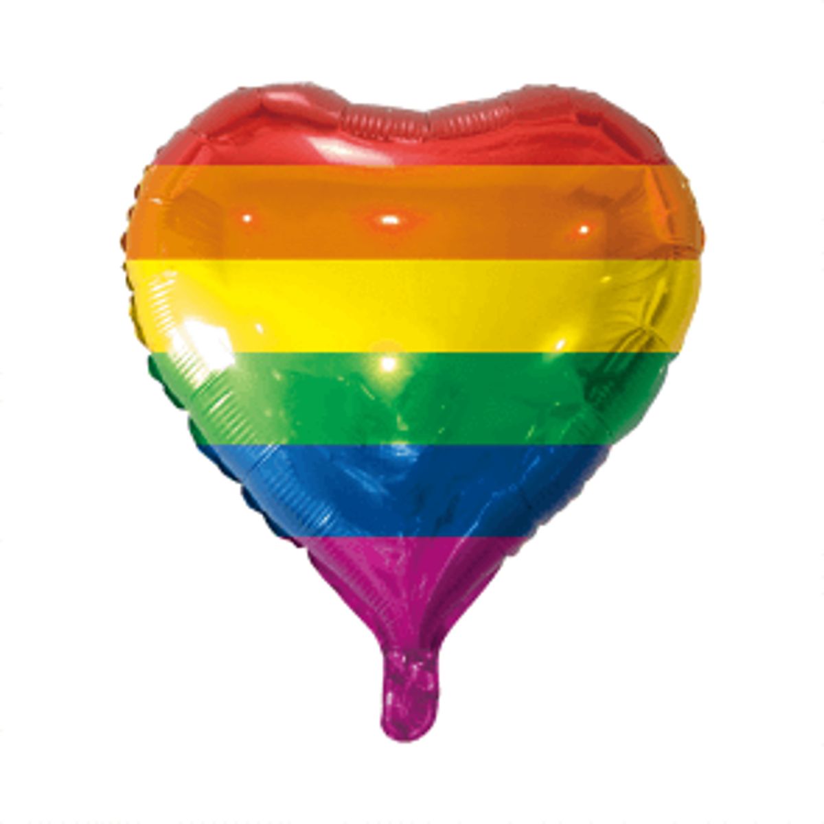 Folieballon Hjerteform Pride 45 Cm