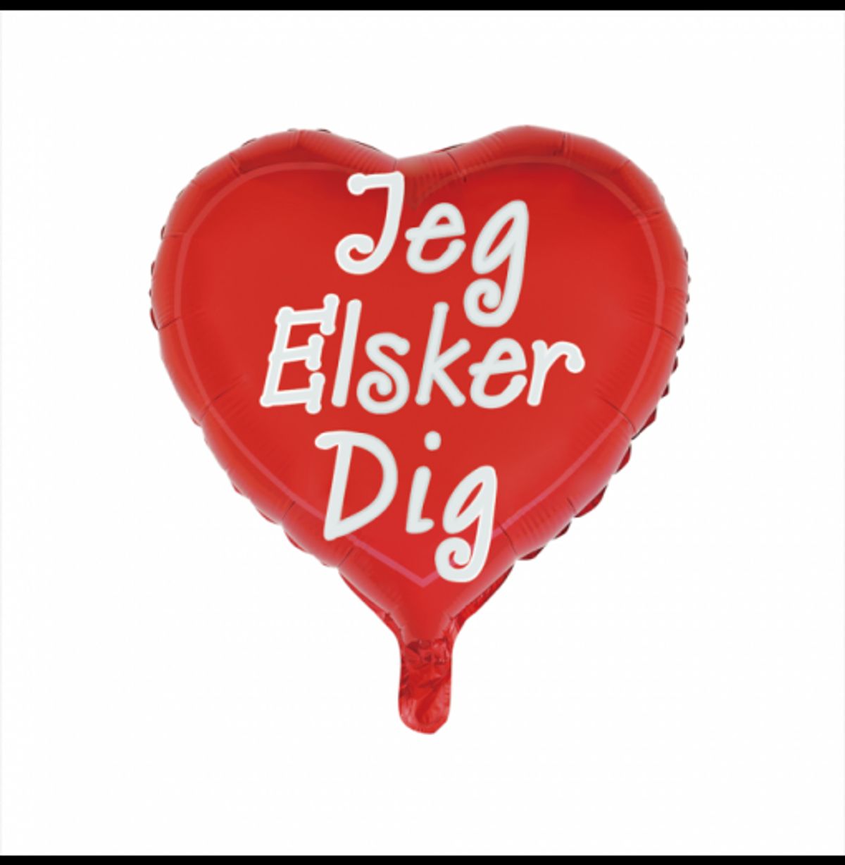 Folieballon - Jeg Elsker Dig - Hjerte Balloner