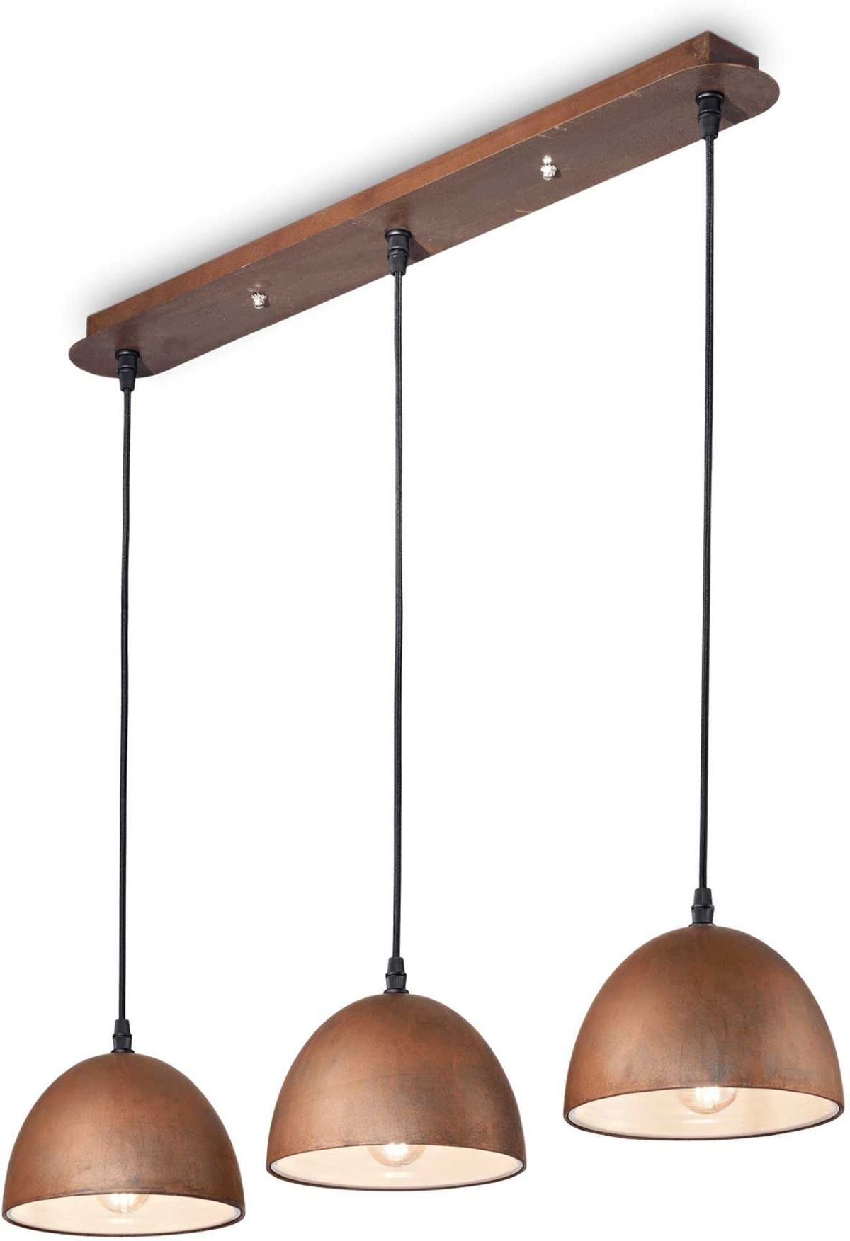 Folk, Pendel lampe, E27 max 3 x 60W, E27, corten, metal, L720xHmin300/max1040xB180mm