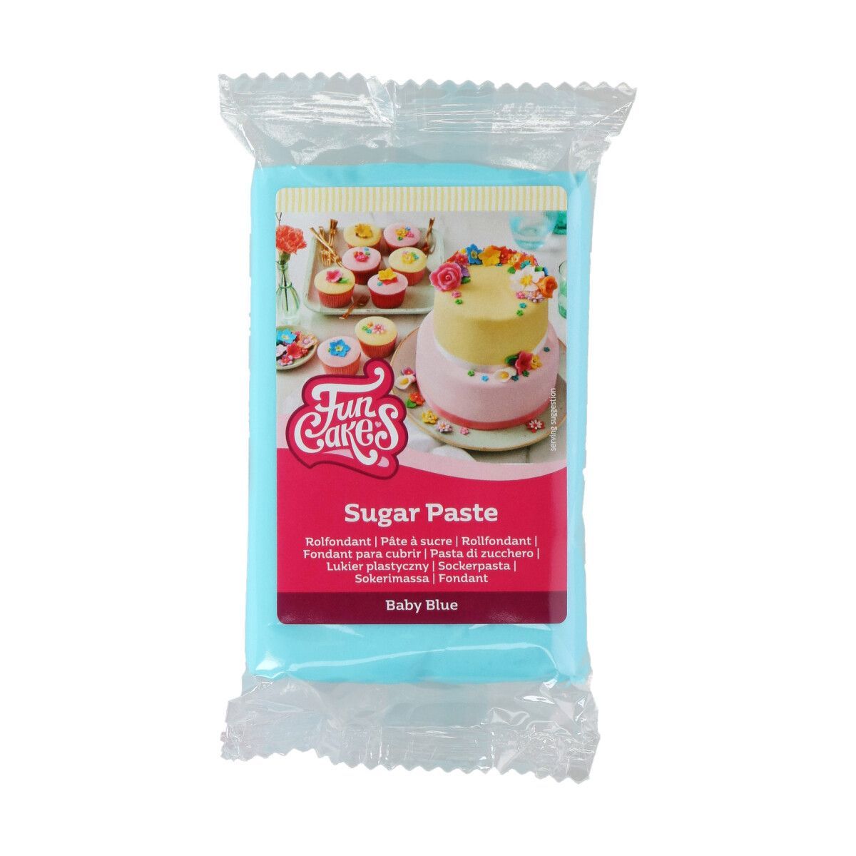 Fondant Baby Blå 250g - FunCakes - BEDST FØR 12/24