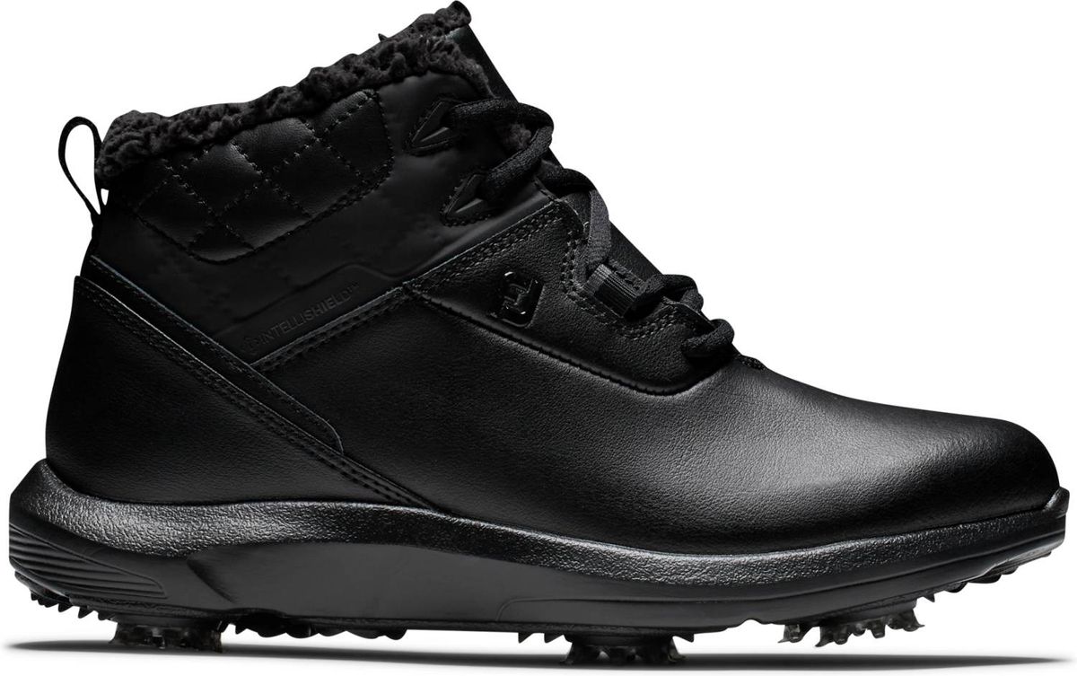 Footjoy Boot (2022) Vandtætte Dame Golfsko Med Spikes - Black - Str. 36 1/2 Bred