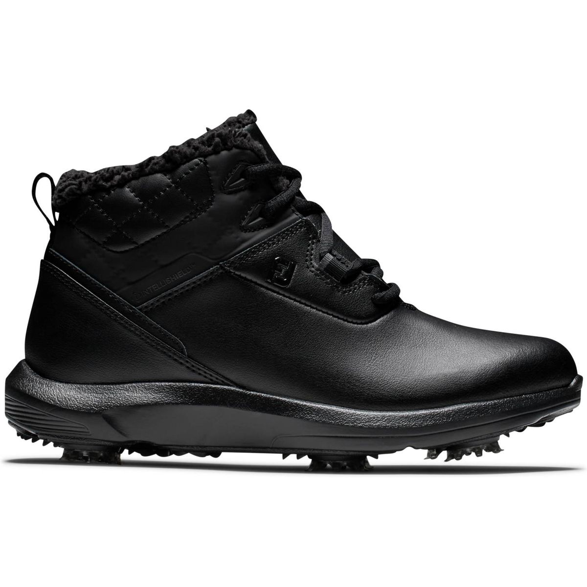 Footjoy Boot (2022) Vandtætte Dame Golfsko Med Spikes - Black - Str. 39 Bred