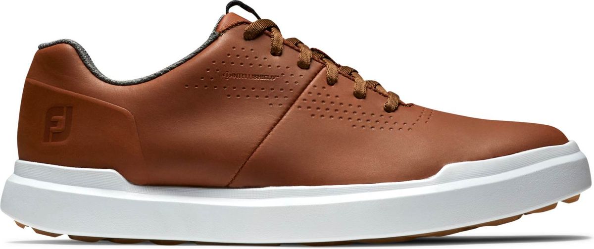 Footjoy Countour Casual (2022) Vandtætte Herre Golfsko Uden Spikes - Tan - Str. 40 Normal