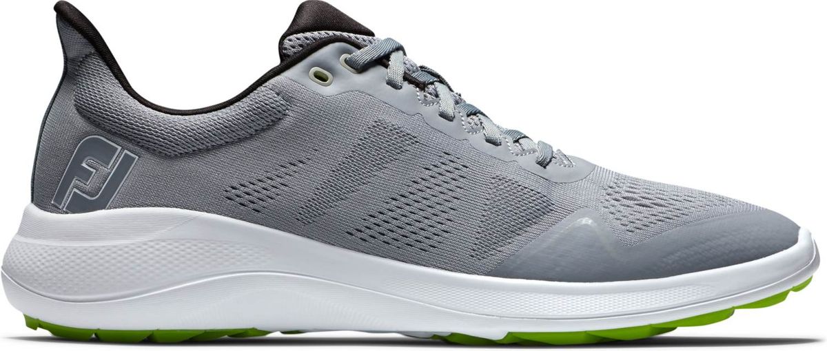 Footjoy Flex (2022) Herre Golfsko Uden Spikes - Athletic Grey/White - Str. 44 1/2 Normal