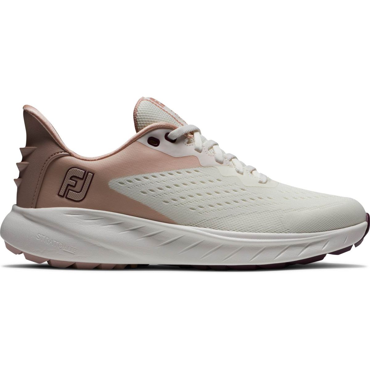 Footjoy Flex Xp (2022) Vandtætte Dame Golfsko Uden Spikes - Beige/Peach/Blue - Str. 38 1/2 Normal