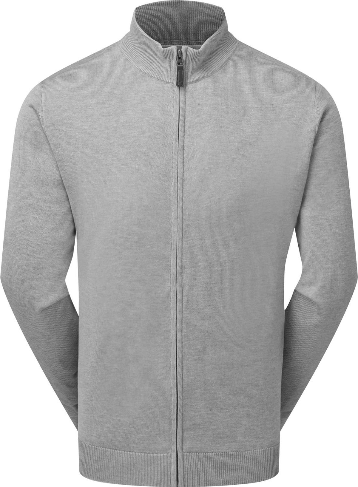 Footjoy Full-Zip Lined Herre Cardigan - Grey - Str. L