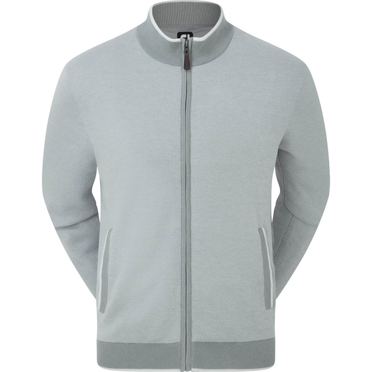 Footjoy Full-Zip Lined Herre Pullover - Gry - Str. S