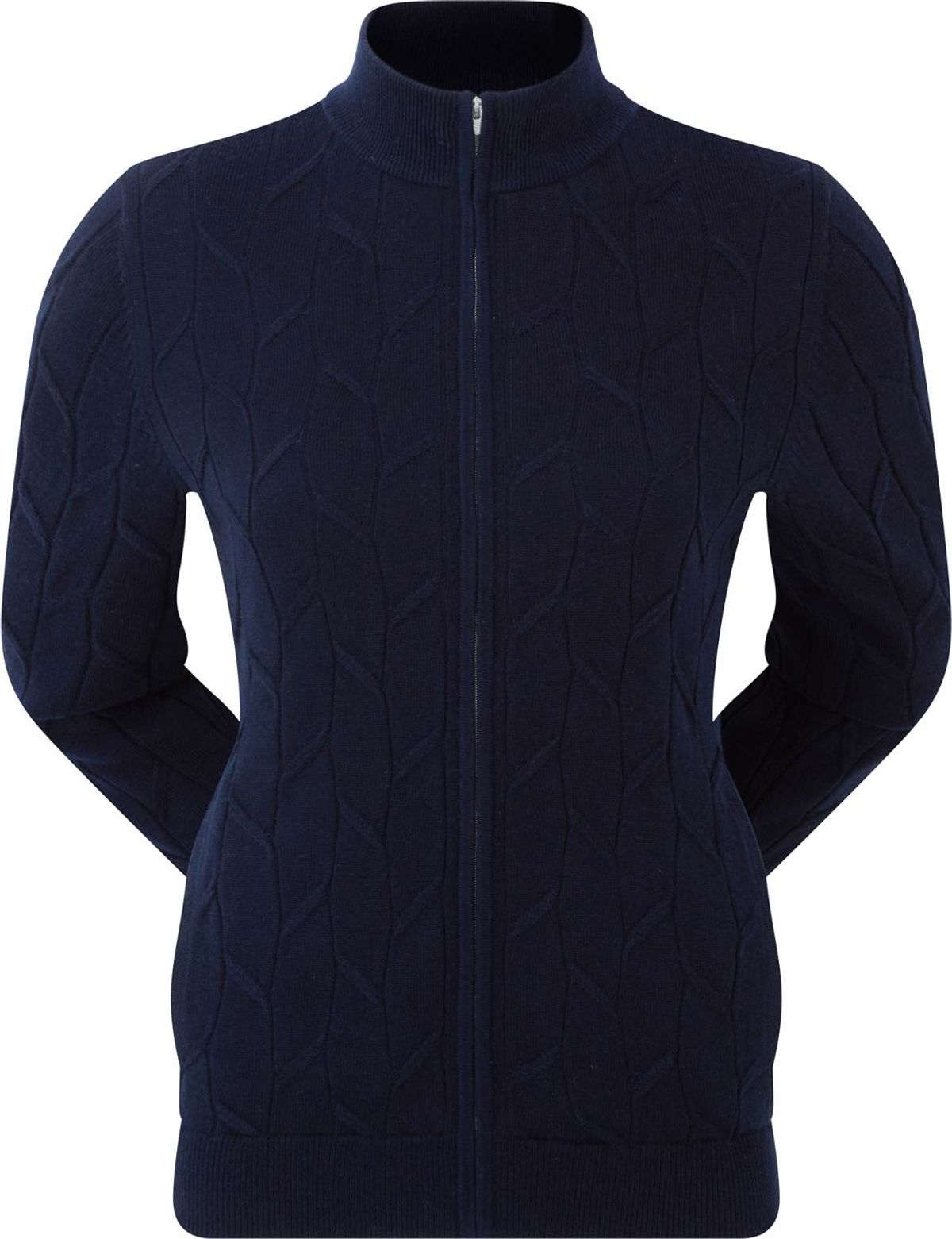 Footjoy Full-Zip Lined Pover Dame Cardigan - Navy - Str. L