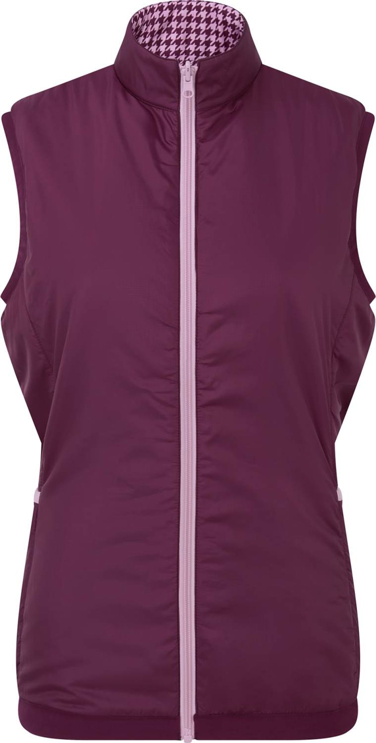 Footjoy Insulated Reversible Dame Vest - Fig/Pink - Str. XL