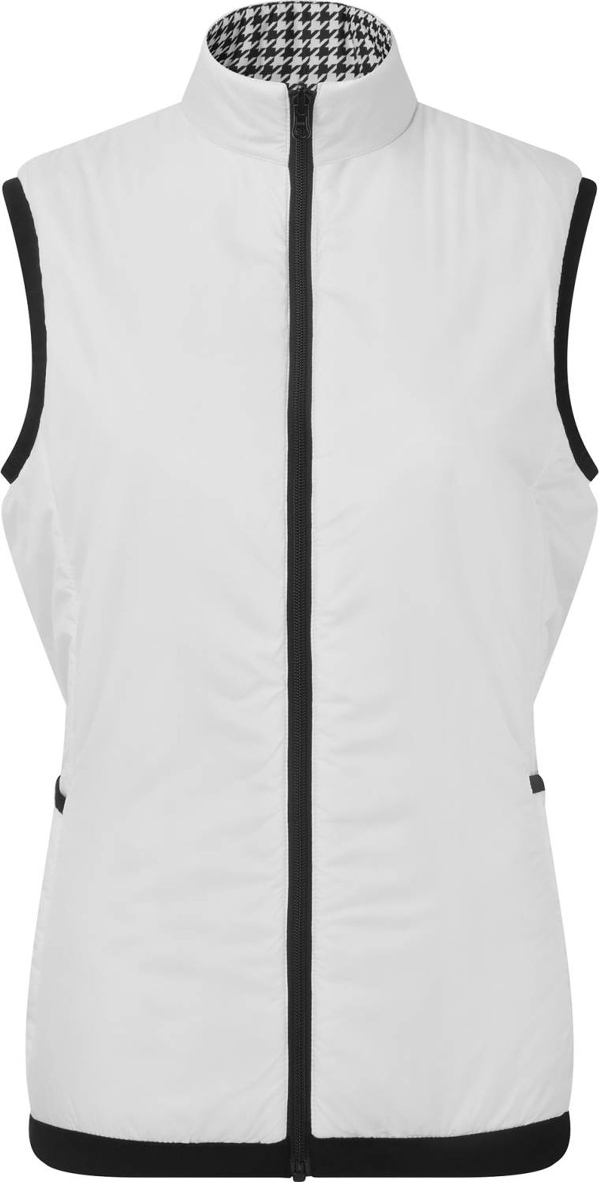 Footjoy Insulated Reversible Dame Vest - Wht/Blk - Str. XS