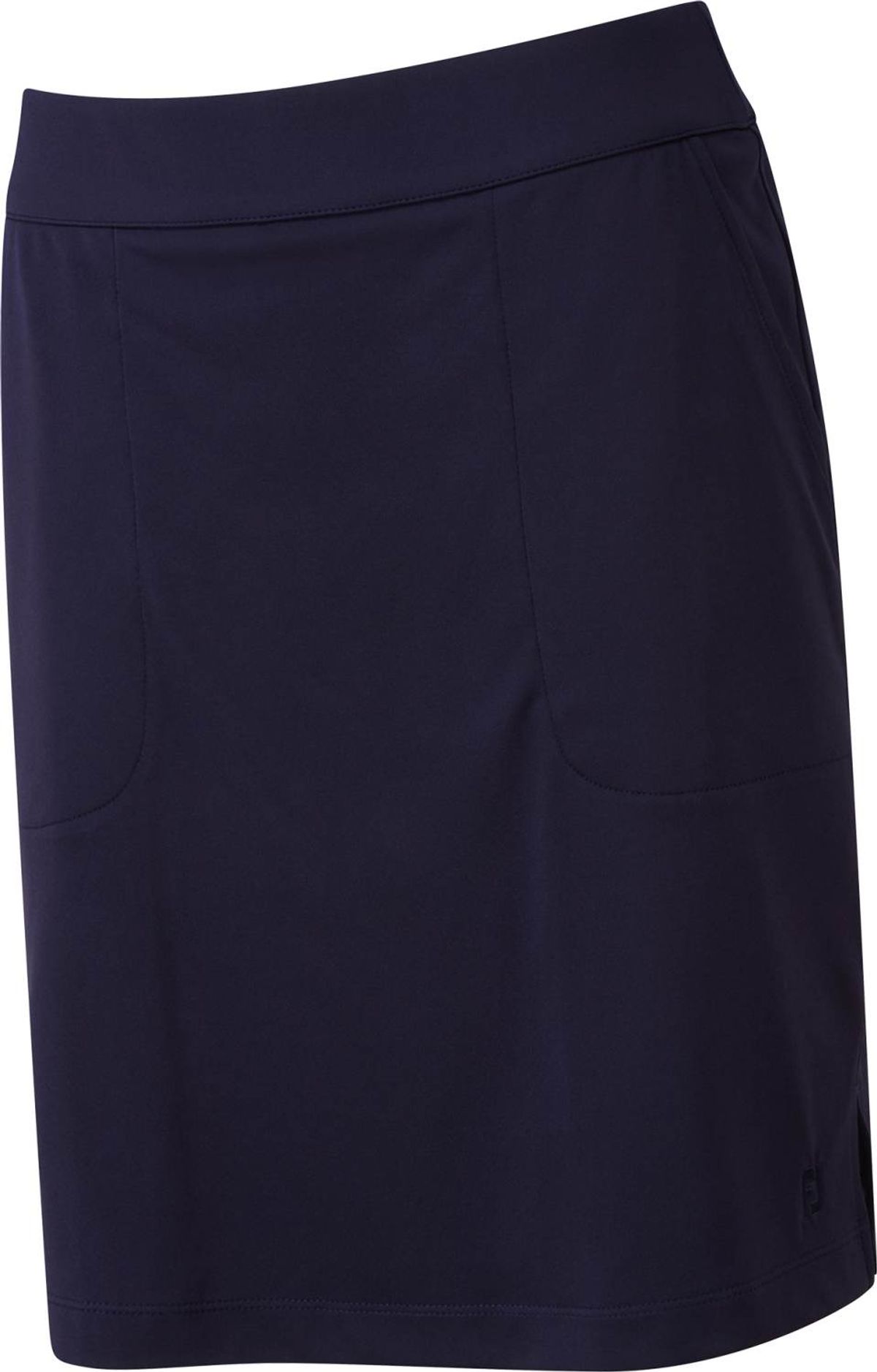 Footjoy Interlock Solid Skort - Long Dame Nederdel - Navy - Str. XL / Lang