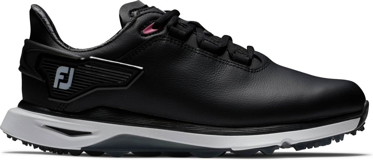 Footjoy Pro/SLX Vandtætte Dame Golfsko Uden Spikes - Black/Wht/Grey - Str. 36 1/2 Bred