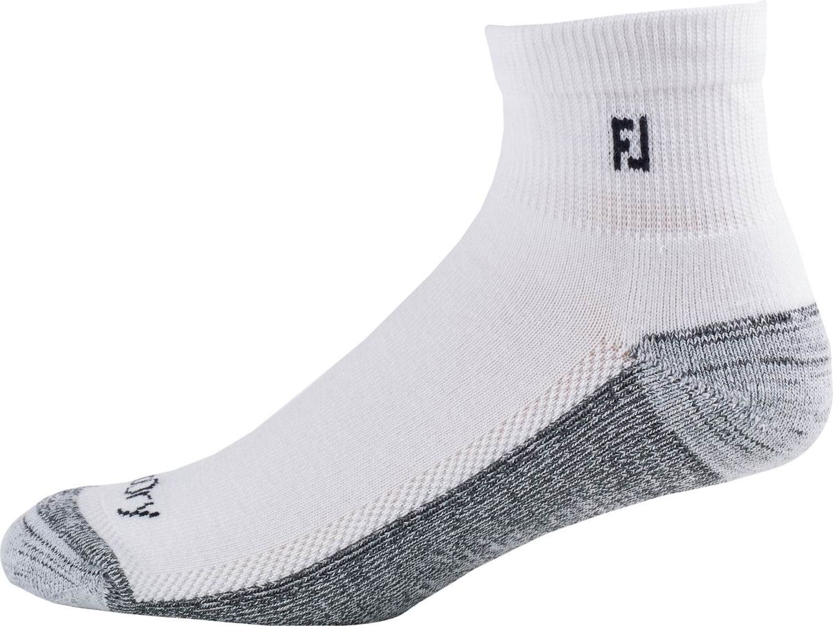 Footjoy ProDry Quarter Herre Sokker - White/Blanc - Str. 39-46