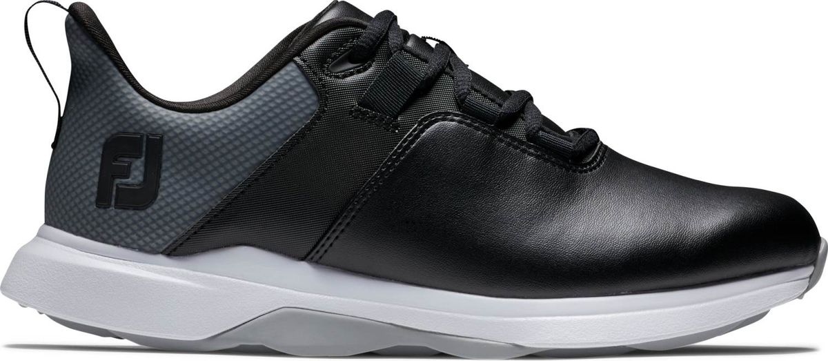 Footjoy ProLite Vandtætte Dame Golfsko Uden Spikes - Blk/Grey/Charcoal - Str. 38 Bred