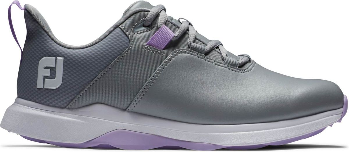 Footjoy ProLite Vandtætte Dame Golfsko Uden Spikes - Grey/Lilac - Str. 37 Bred